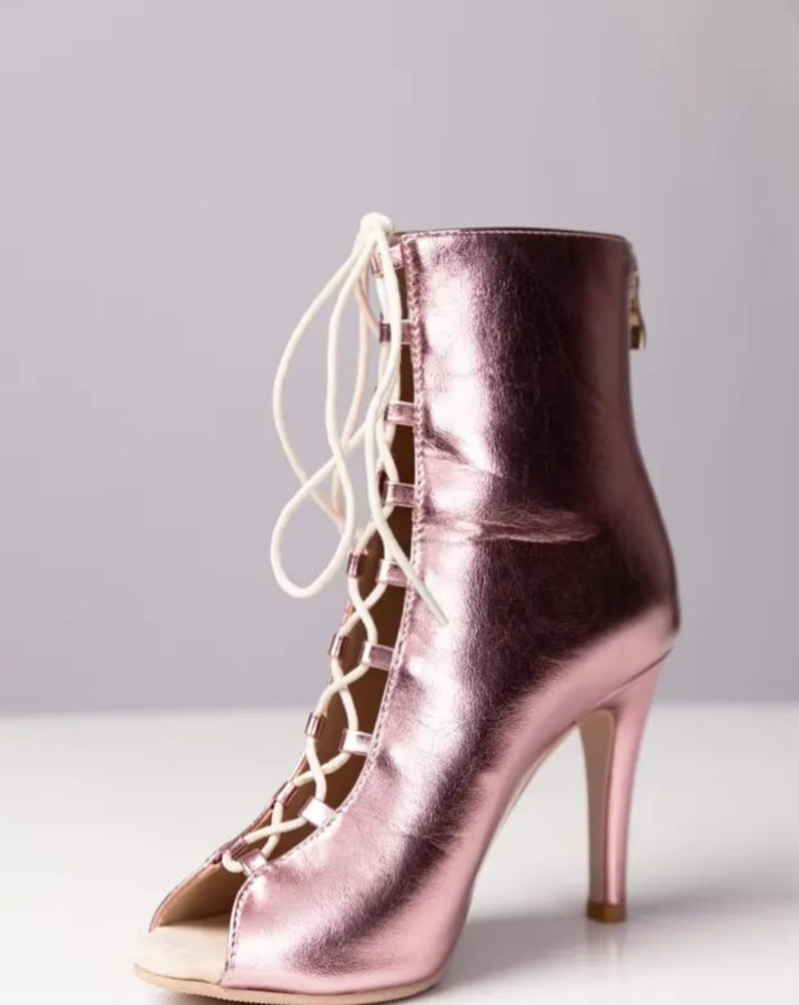 Rosa Fushia - Bottine heels Rose brillant NOUVEAU