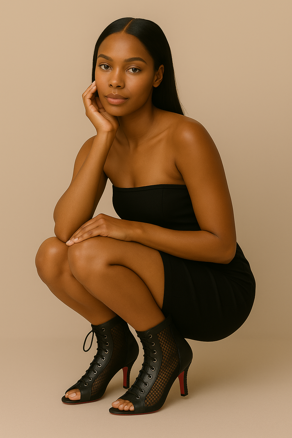 Élégance Red- chaussure de heels semelle Rouge-NEW