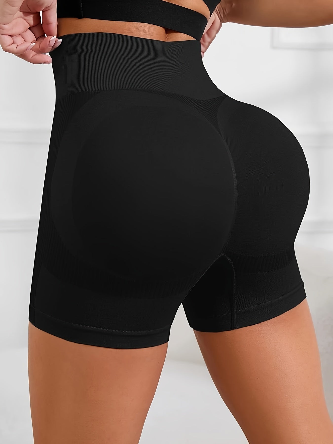 Shorty_ Ensemble haut et short de sport sexy