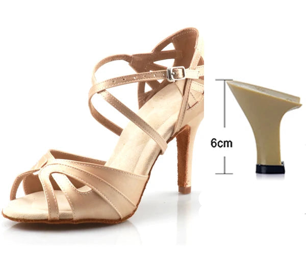Purle- Chaussure danse latine Suede Sole #New