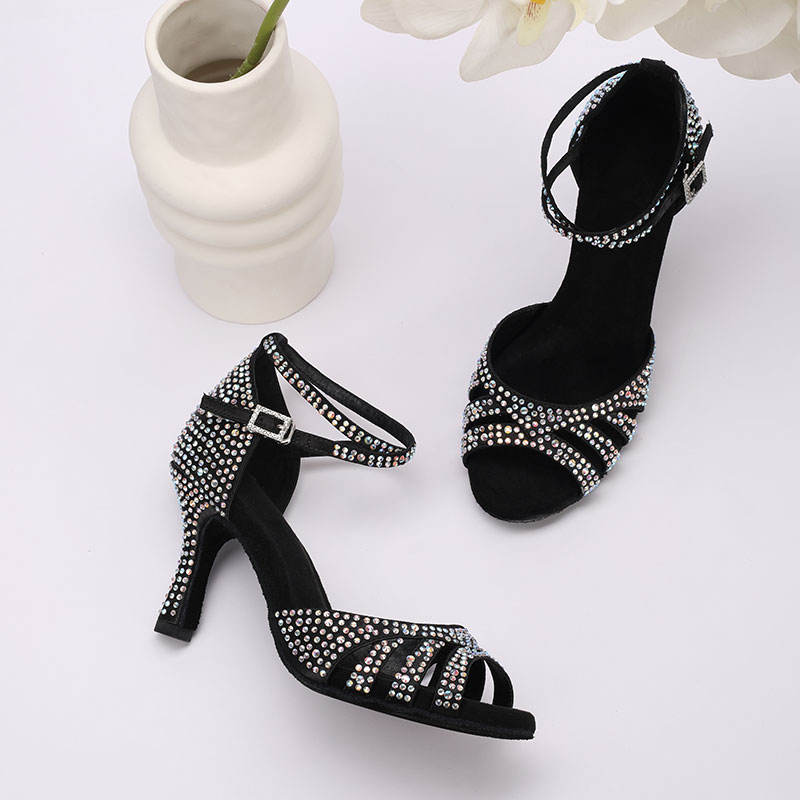 Strassia - Chaussure danse latine strass personnalisable