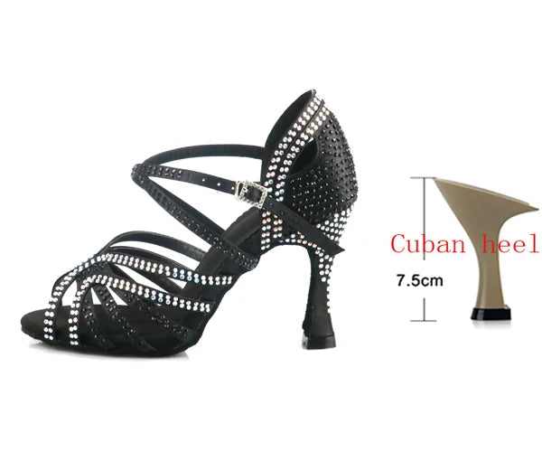 Jiama _ Chaussure bi color danse latine originale