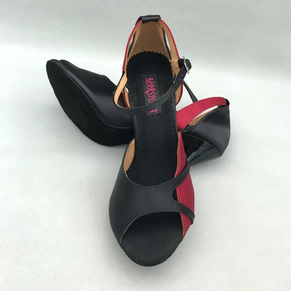 Marisol - Chaussures de danse latine satin talon 9 cm
