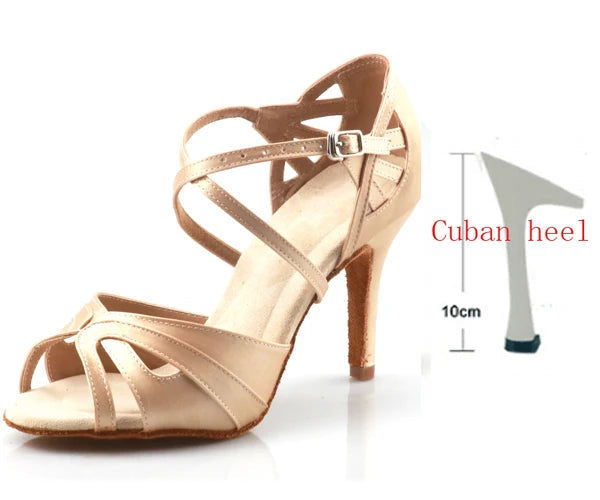 Purle- Chaussure danse latine Suede Sole #New