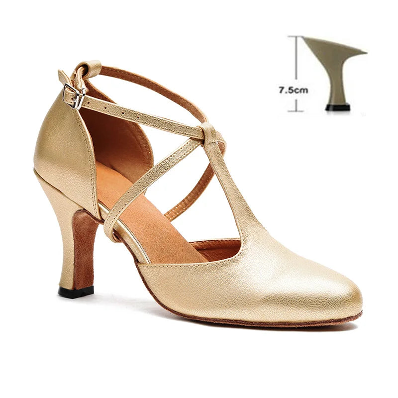 Camelle - chaussure de danse latine et heels