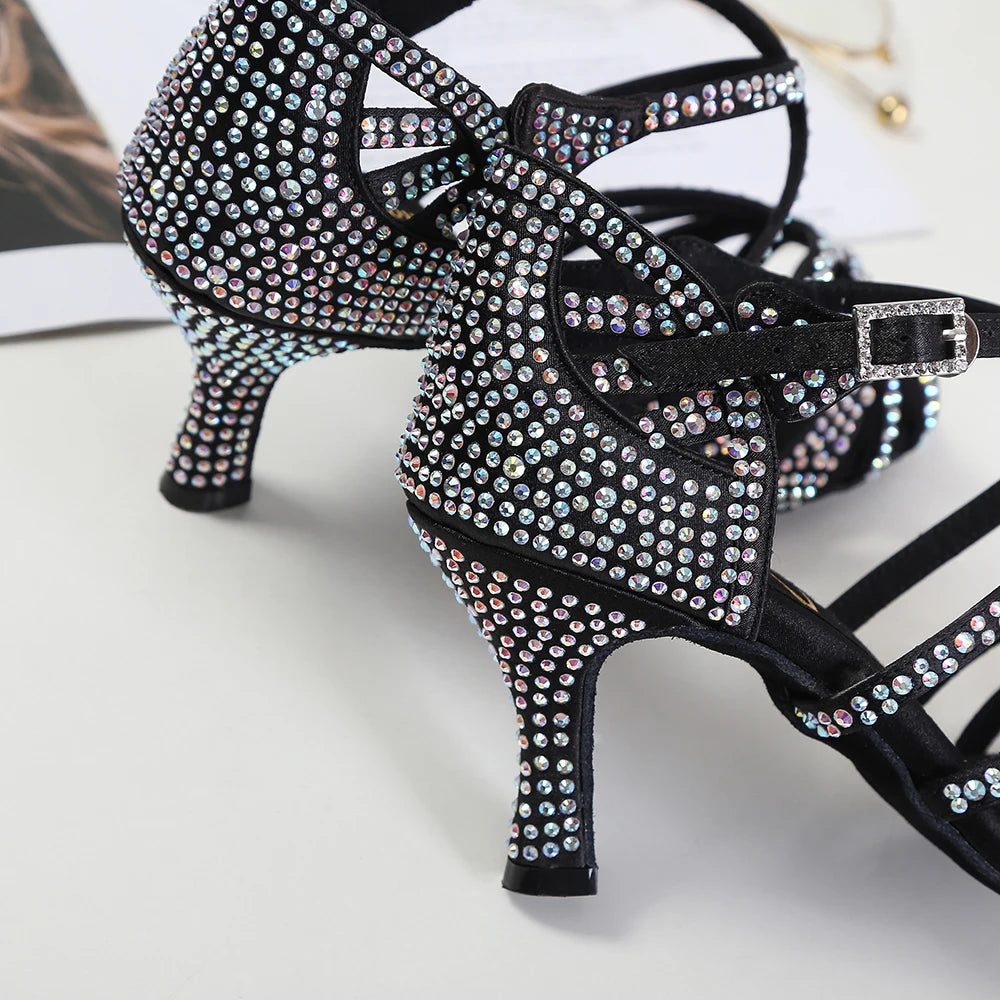 Rhinada- Chaussure danse latine strass - NOUVEAU