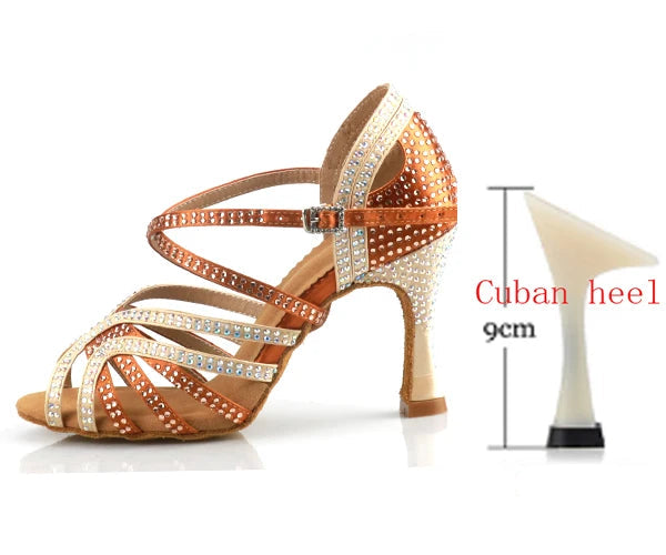 Jiama _ Chaussure bi color danse latine originale