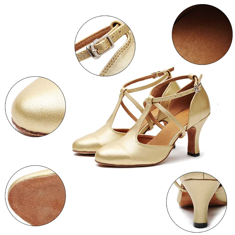 Camelle - chaussure de danse latine et heels