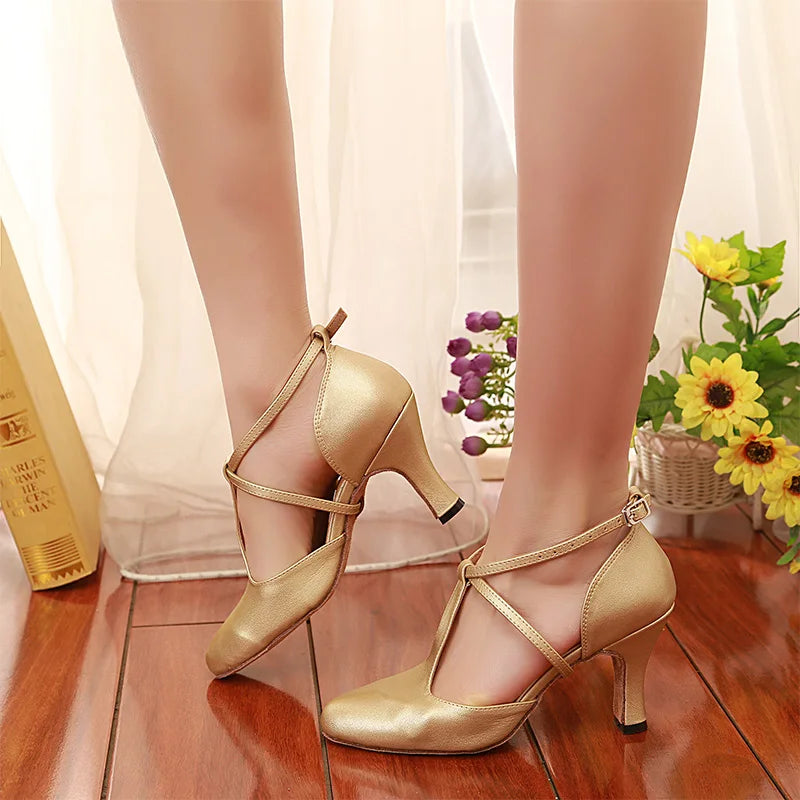 Camelle - chaussure de danse latine et heels