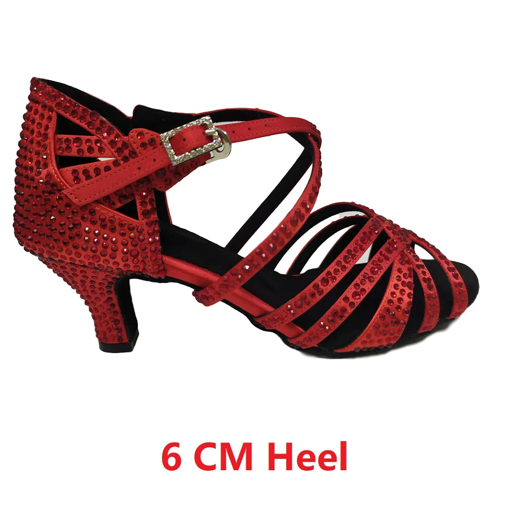 Rhinada- Chaussure danse latine strass - NOUVEAU