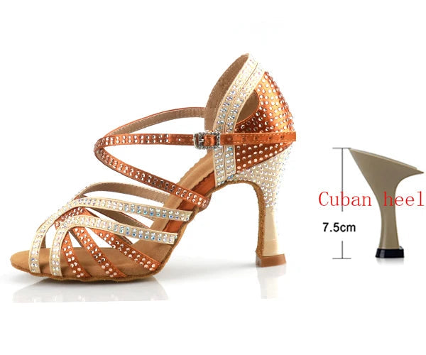 Jiama _ Chaussure bi color danse latine originale