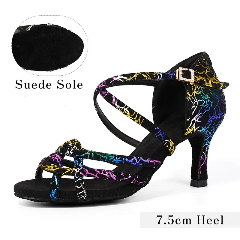 Bérénis - Chaussures de danse latine rayées