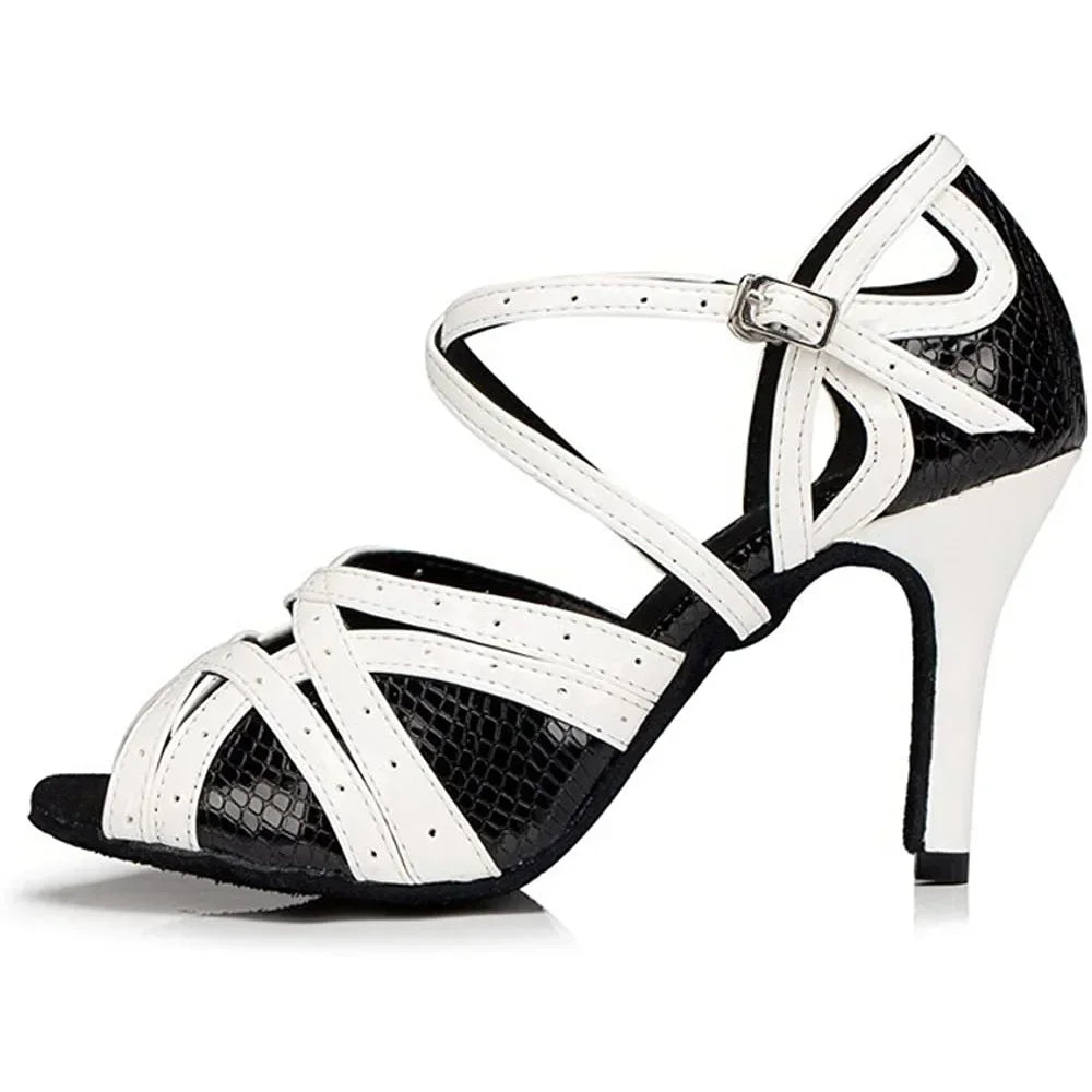 Blanc Sensuelle - Chaussure danse latine, Kizomba