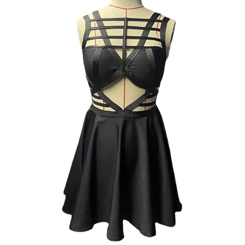 Noralie - Robe corset noire