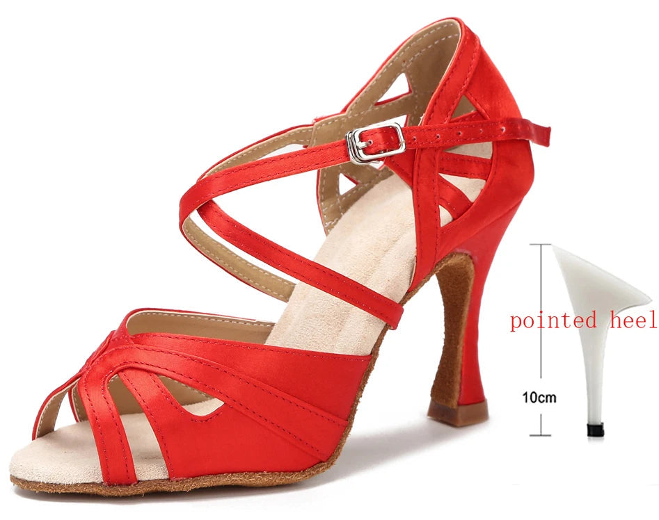 Purle- Chaussure danse latine Suede Sole #New