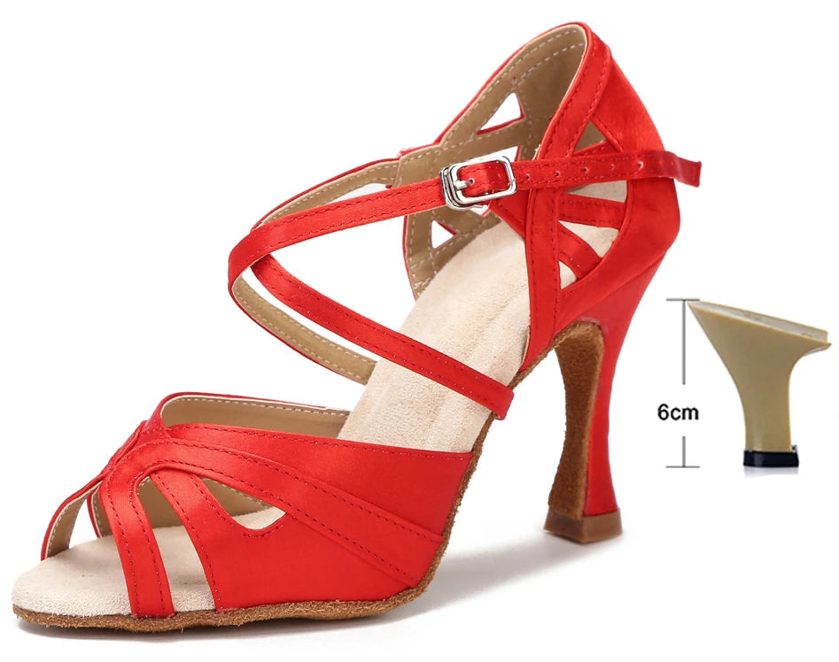 Purle- Chaussure danse latine Suede Sole #New