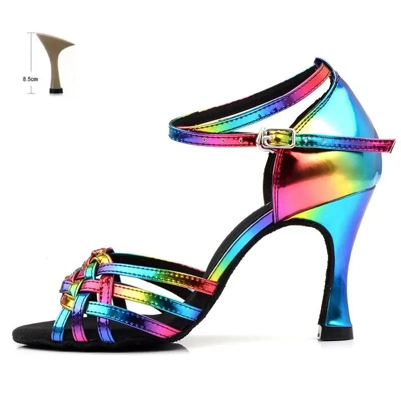 Arciel- Chaussure de danse latine multicouleur- NOUVEAU