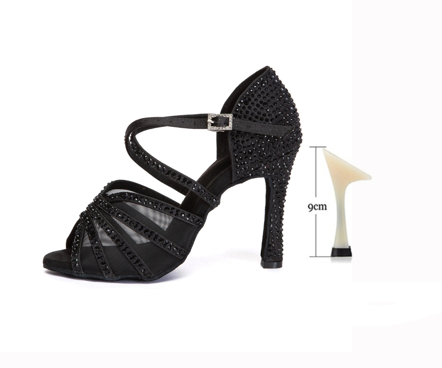 Jushine- Chaussure danse latine brillant #New