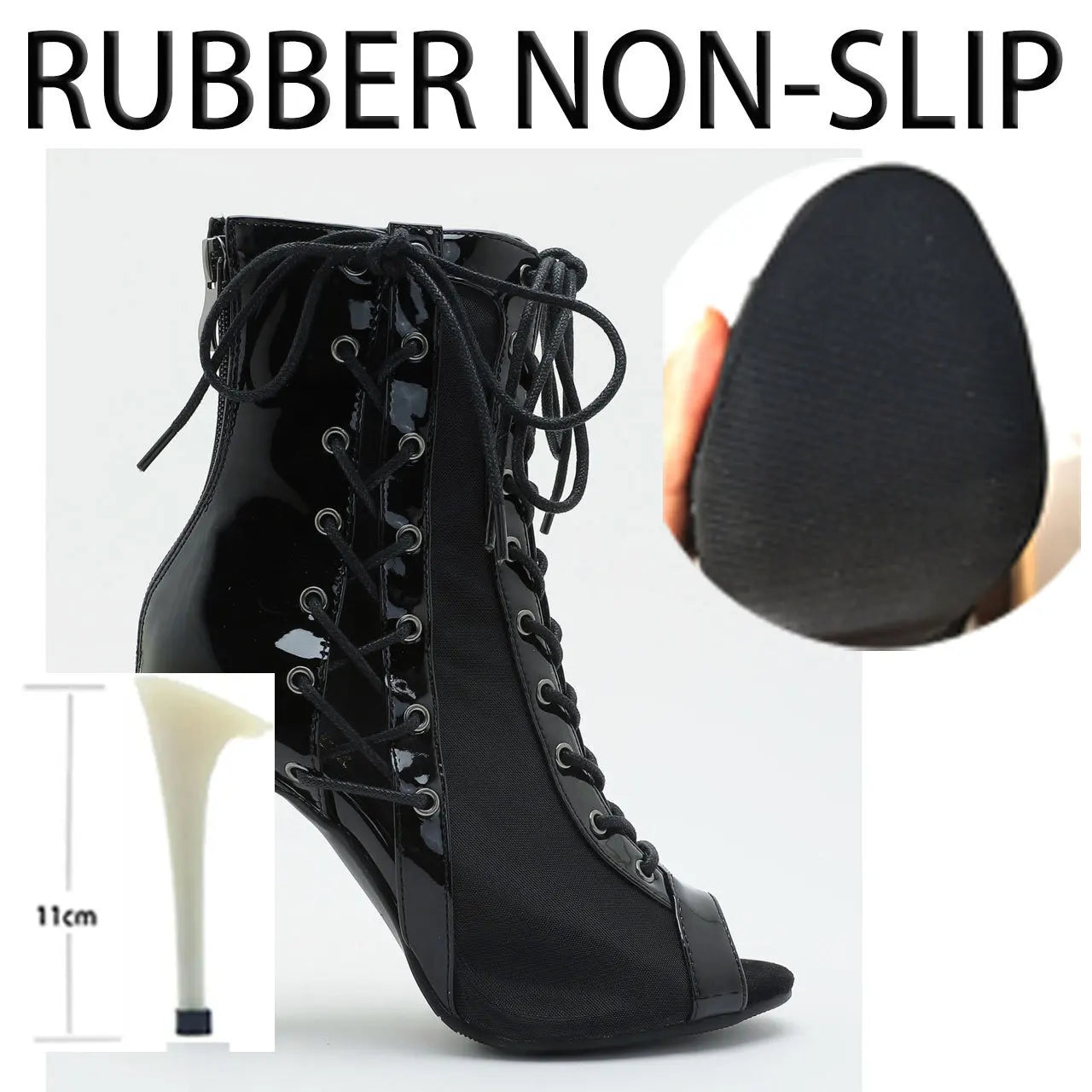 BotNew_ Bottine talon à lacet sexy heels
