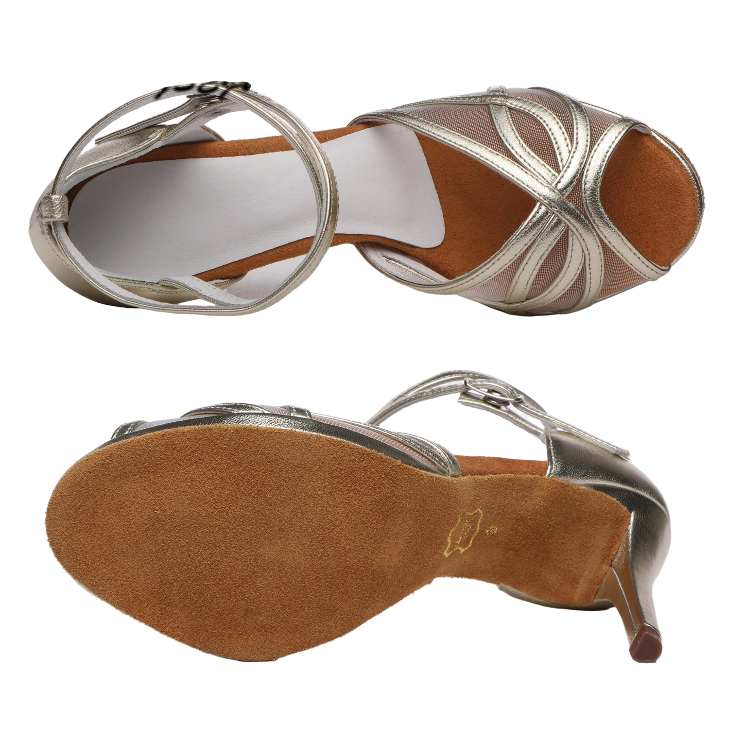 Genuina - Chaussure latine doré 8.5 cm #New