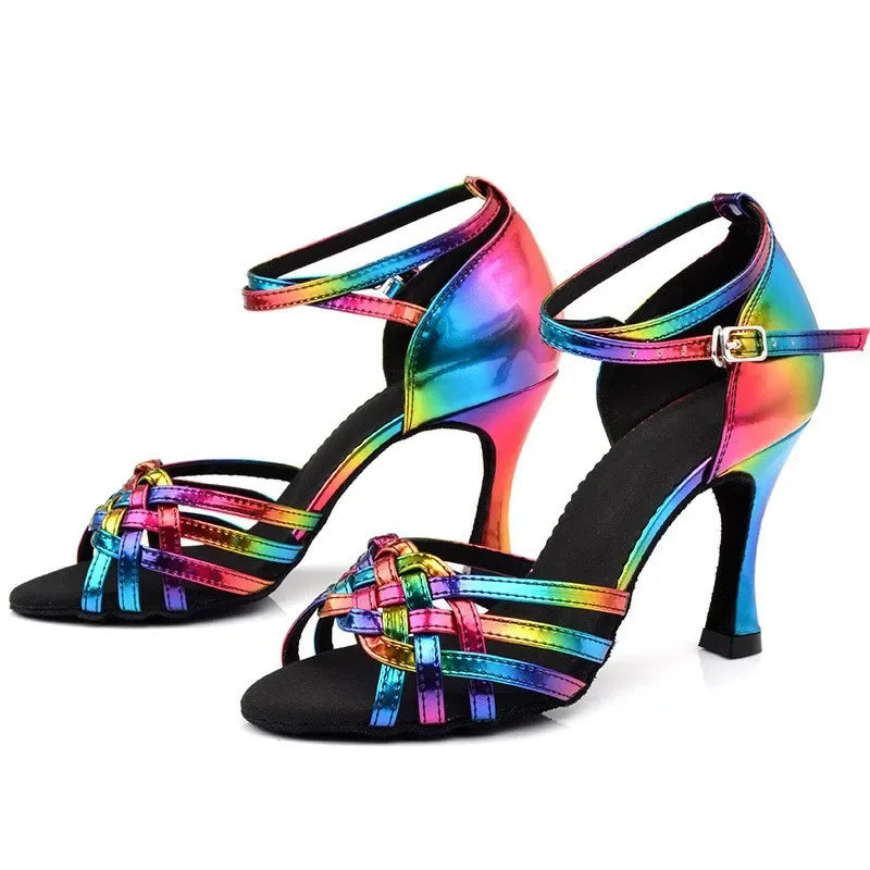Arciel- Chaussure de danse latine multicouleur- NOUVEAU