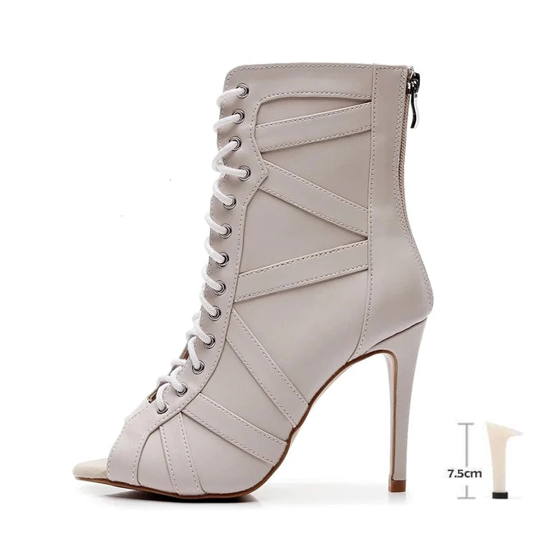 Sophiana blanc_ Chaussure de Heels personnalisable