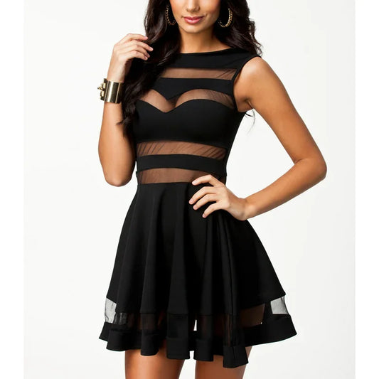 Newclaira-Robe coutures en maille