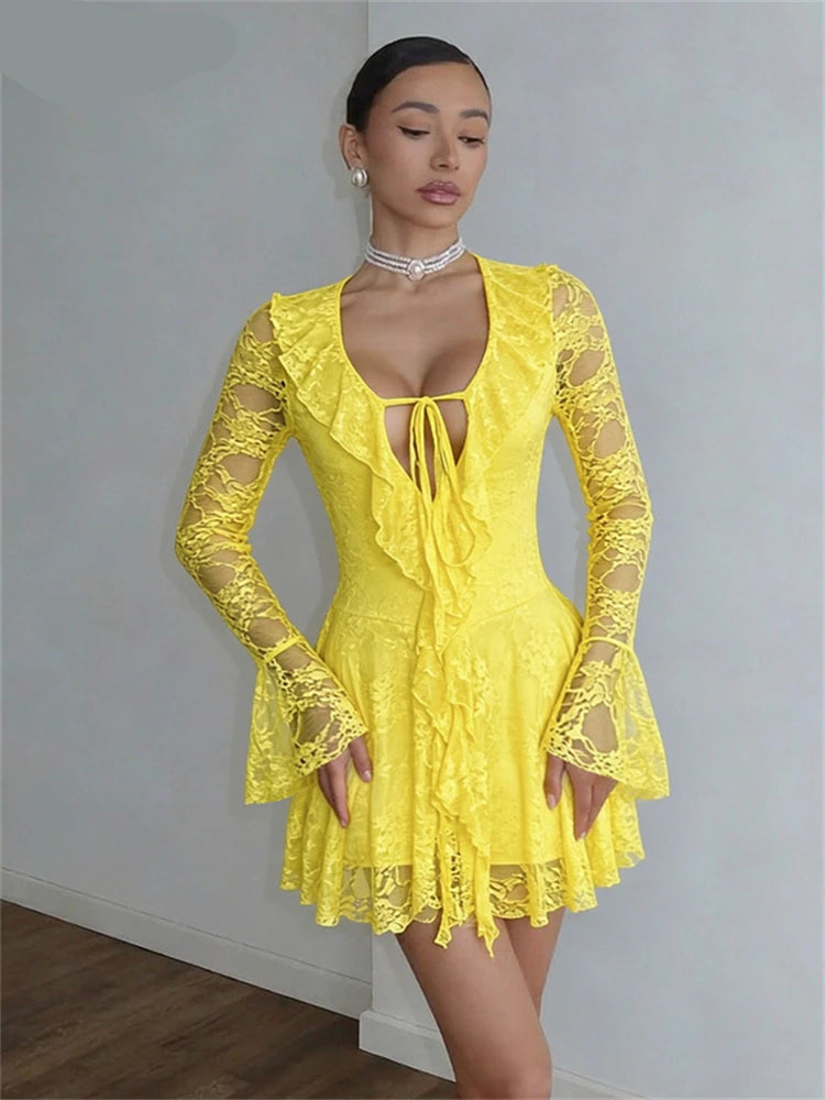 Vesperine - Robe en dentelle