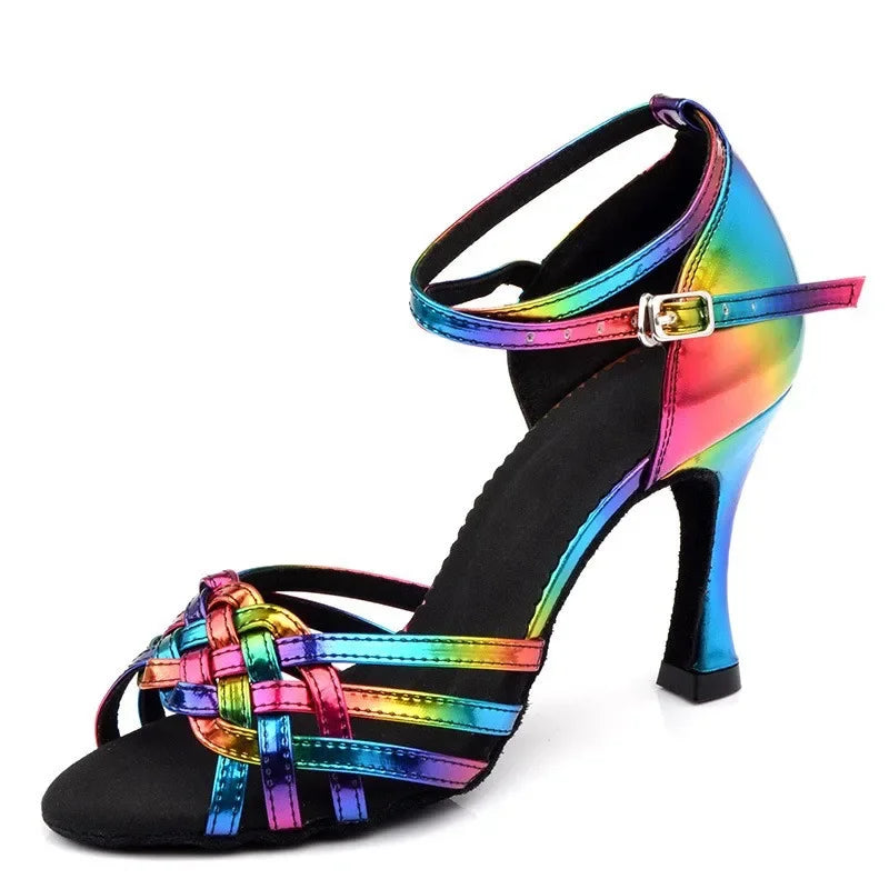Arciel- Chaussure de danse latine multicouleur- NOUVEAU