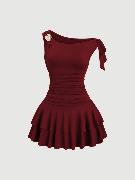 Eliane red- robe short sexy S au XL