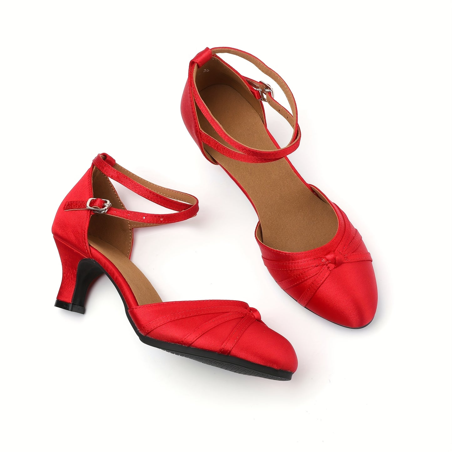 Taltiz- Chaussure fermé danse latine RUBBER/7cm