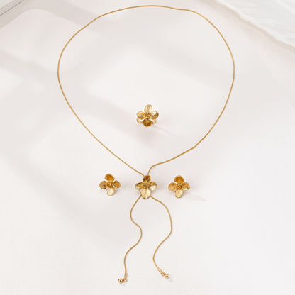 Fleurisca – ensemble floral en alliage