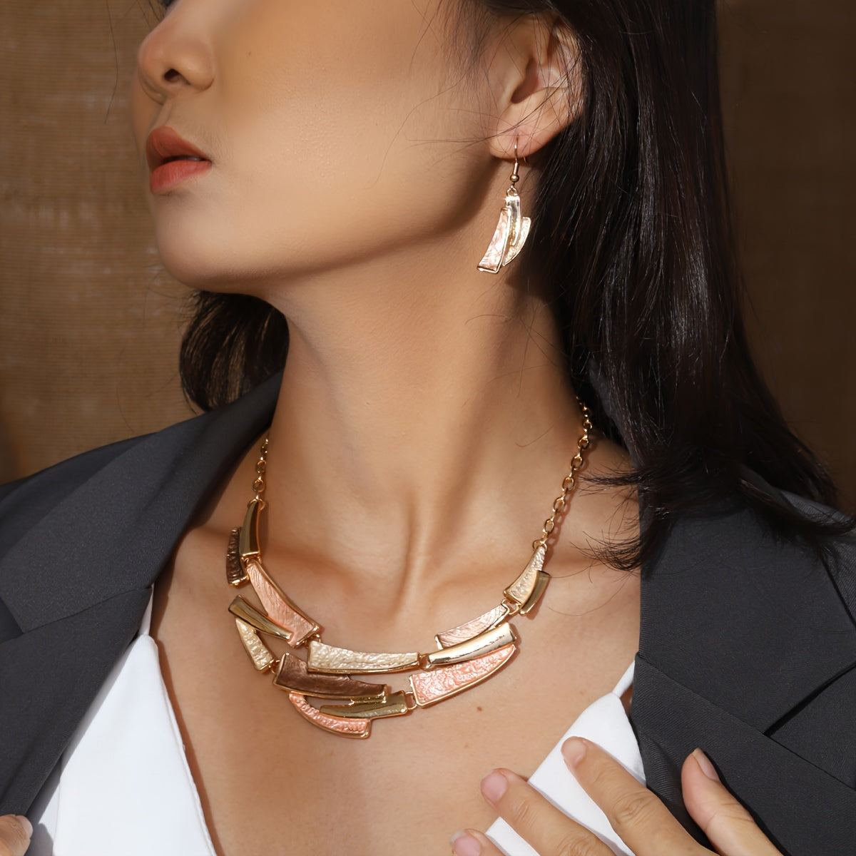 Lien Vintage- Un set géométrique boho chic