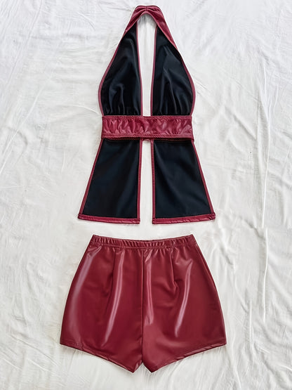 Lind- Duo haut dos nu + short