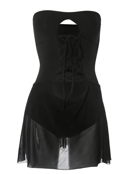 Stia - Ensemble body sexy transparent