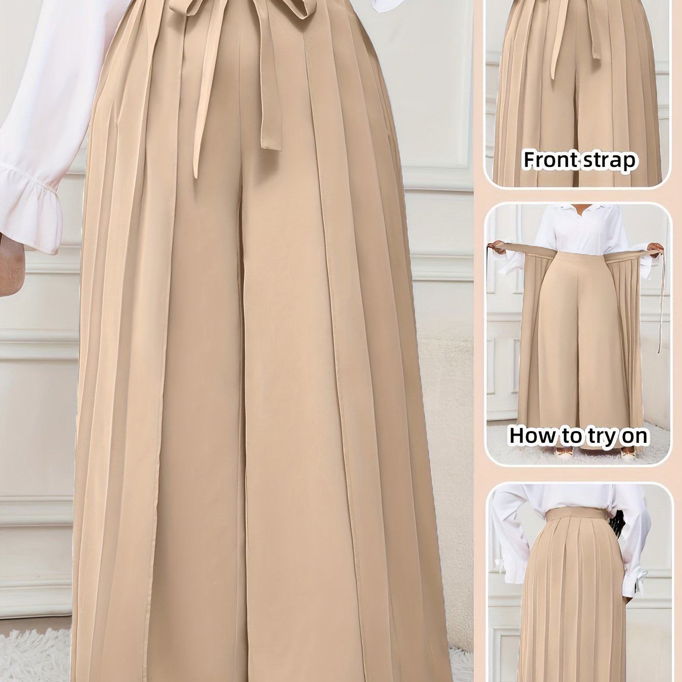 Shanelle- Pantalon fluide silhouette raffinée