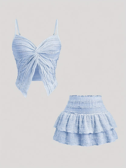Juliette- Ensemble Jupe+haut XS au L