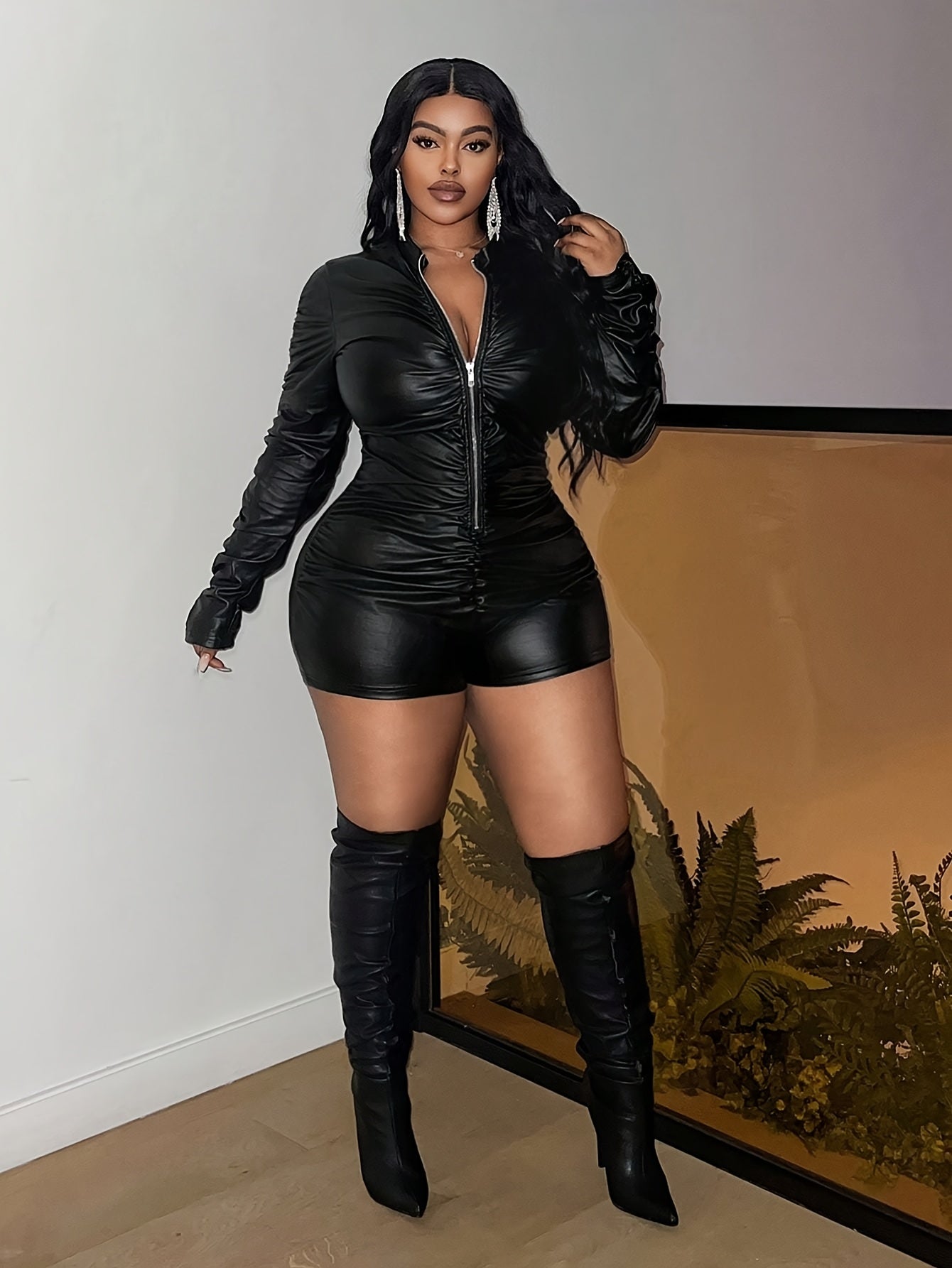 Geneviève- Haut raffiné tombé élégant