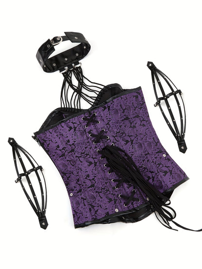 Corsika Lux -  Corset sexy ras de cou style Gothique