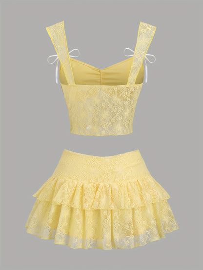 Chest - Ensemble et jupe mi dentelle