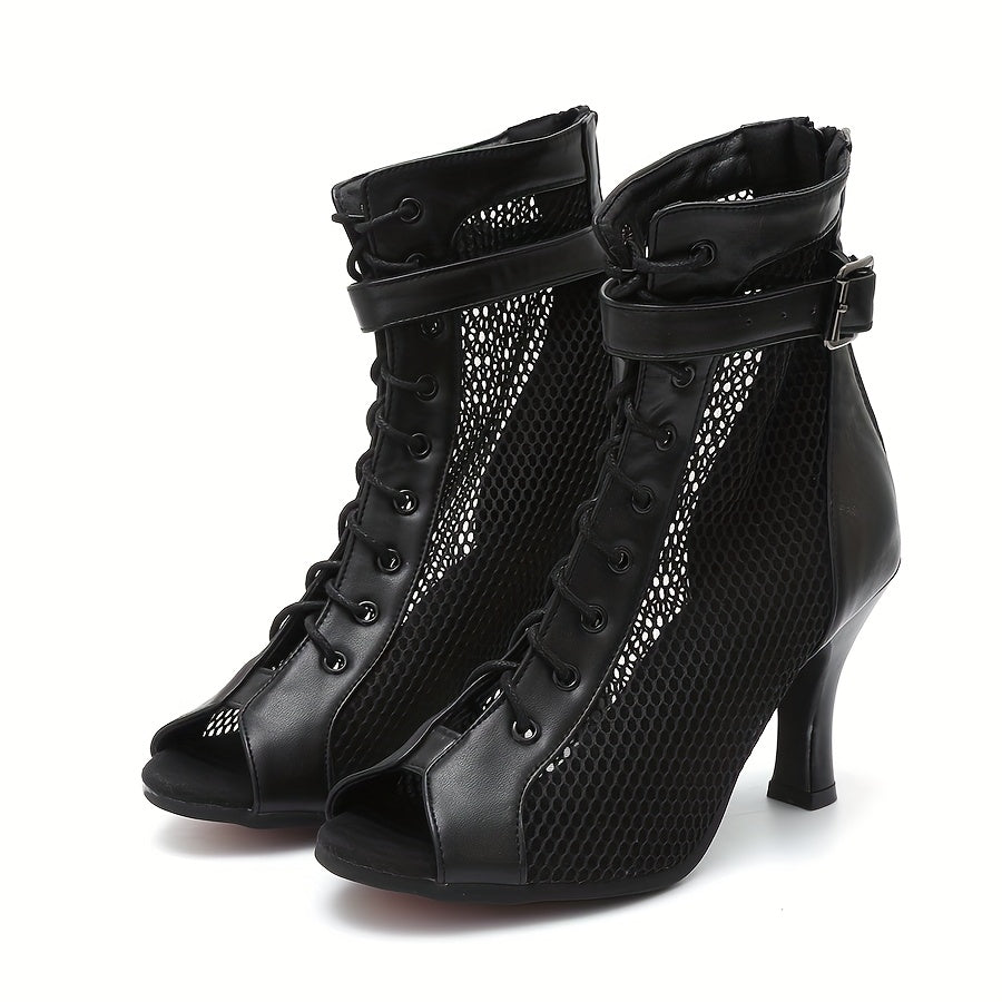Ankle- Chaussure danse latine RUBBER/7cm