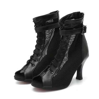 Ankle- Chaussure danse latine RUBBER/7cm