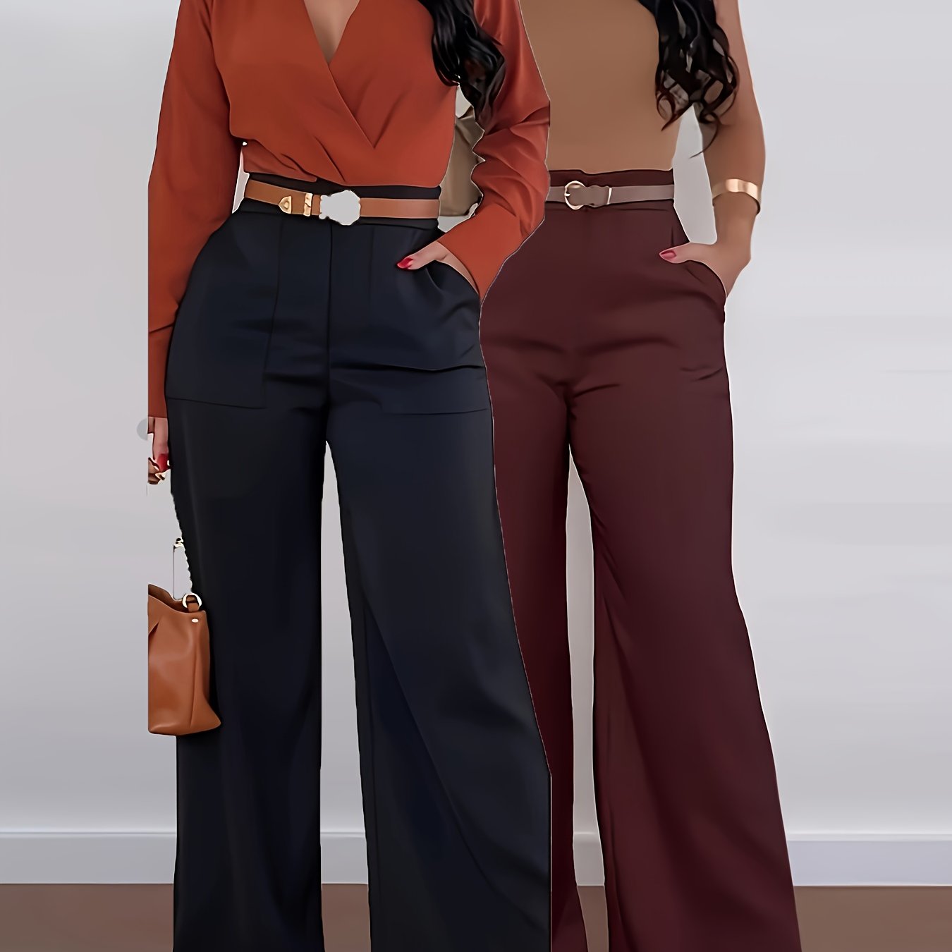 Perylana- Pantalon structuré silhouette élancée