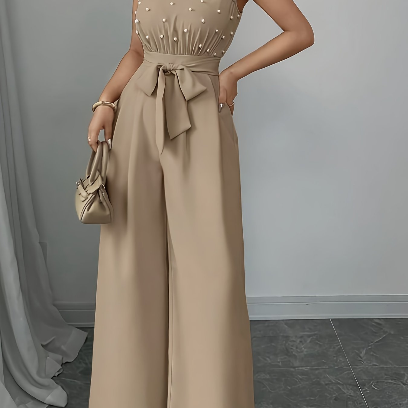 BEIGIA – Combinaison ceinturée