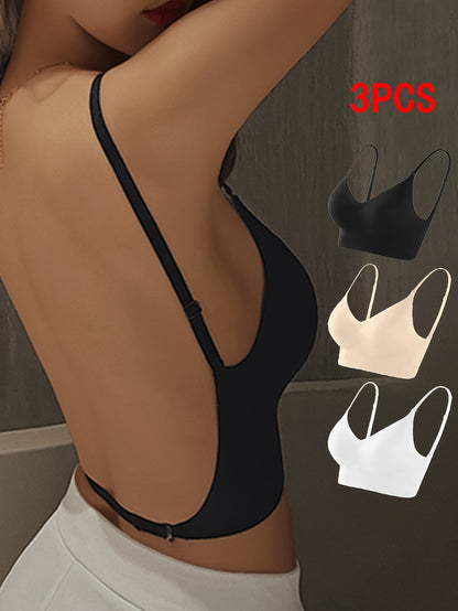 VELVINA – Lot de soutiens-gorge invisibles push-up