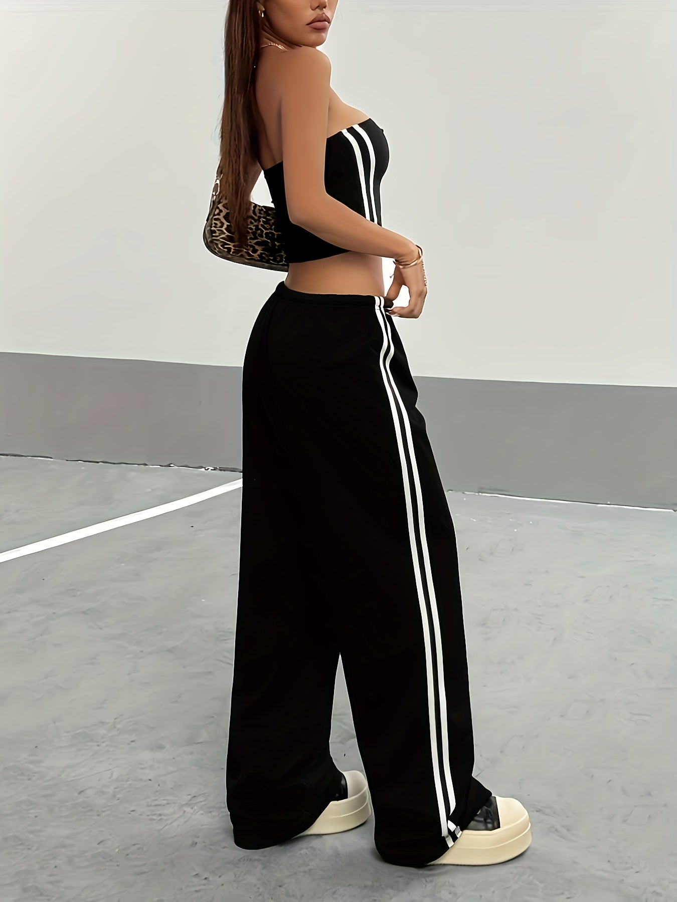 StrapiCrop -  Ensemble Top et bas large