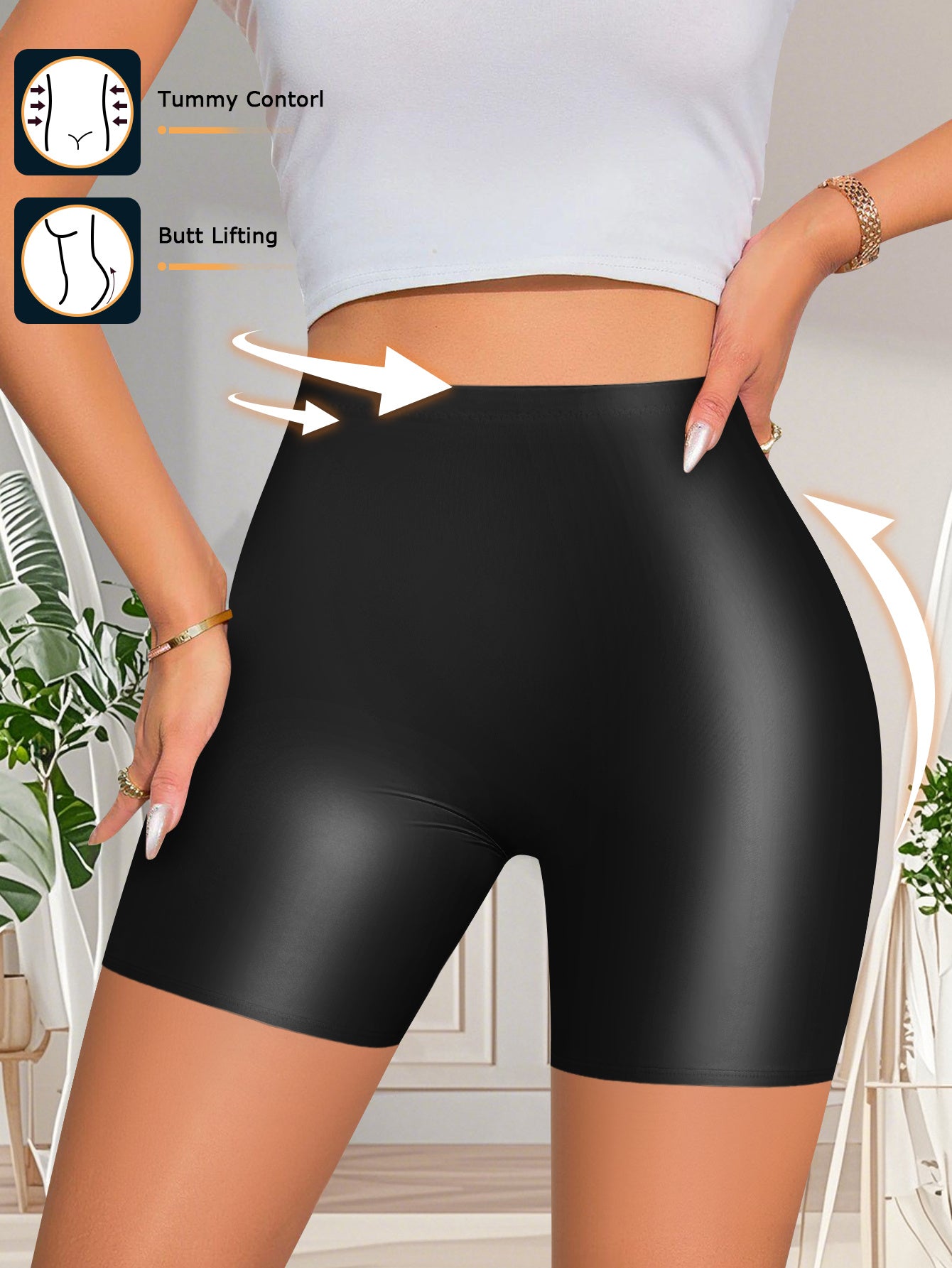 Shita - lot de 4 boxers unis confortables et respirants