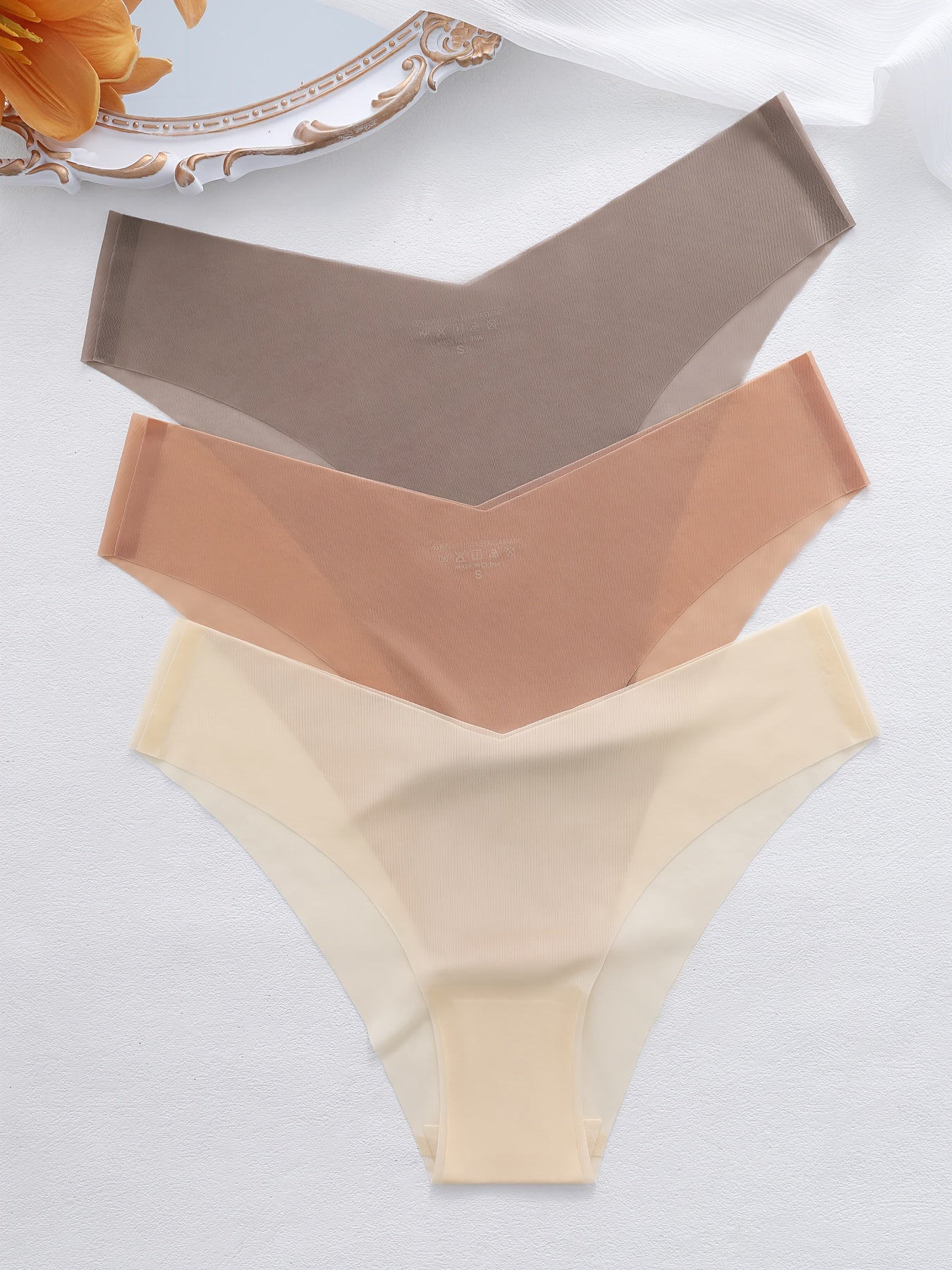 Invicia- Lot de 7 culottes unies invisble pour femme