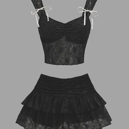 Chest - Ensemble et jupe mi dentelle