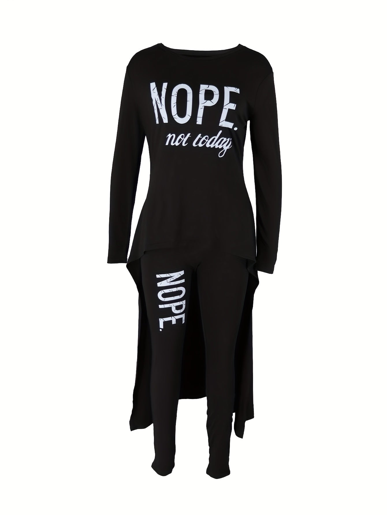 Lasual - Ensemble haut asymétrique et legging "Hope"